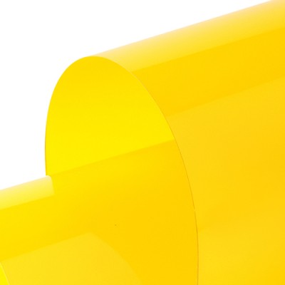 HEXFLARE01 - PVC transp coloré jaune teinte phare