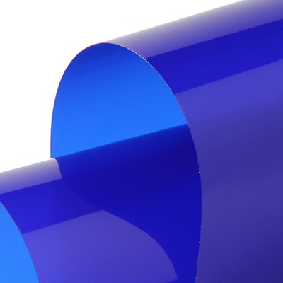 HEXFLARE03 - PVC transp coloré bleu teinte phare