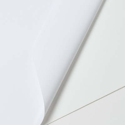 HX241WM2 - Blanc Mat adh permanent incolore